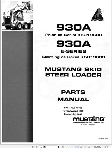 which hydraulic flyid for mustang 930a skid steer|mustang 940 skid steer manual.